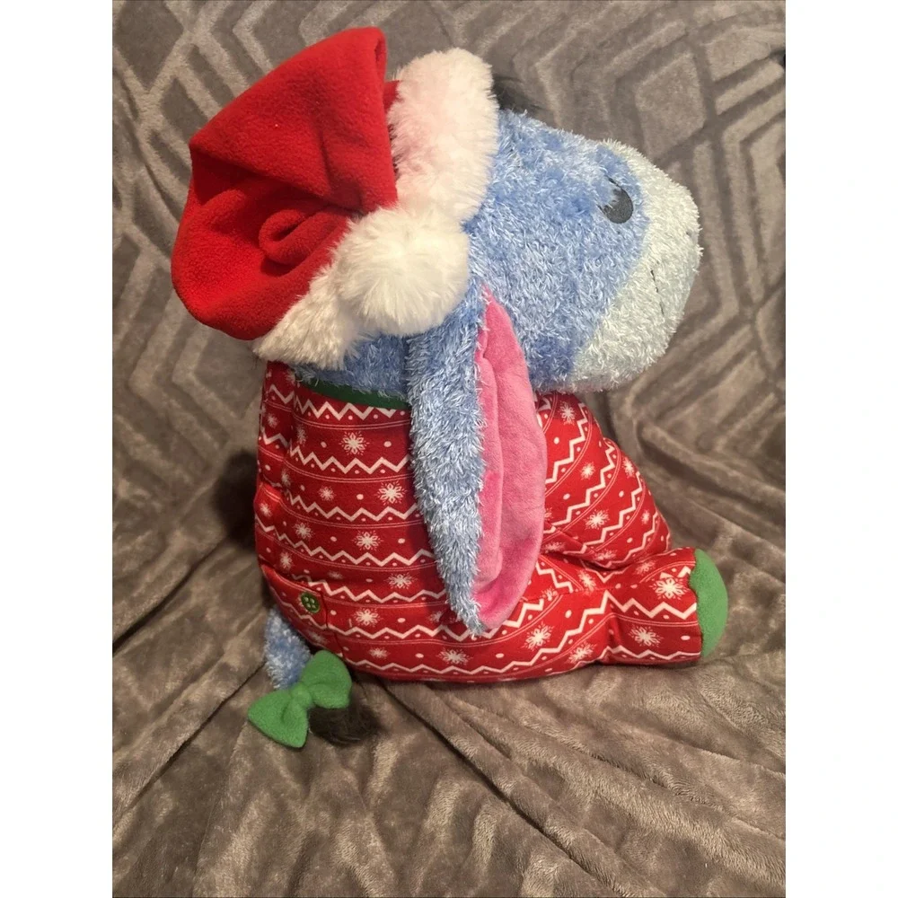 Disney Christmas Eeyore‎ Weighted Holiday Plush Winnie The Pooh